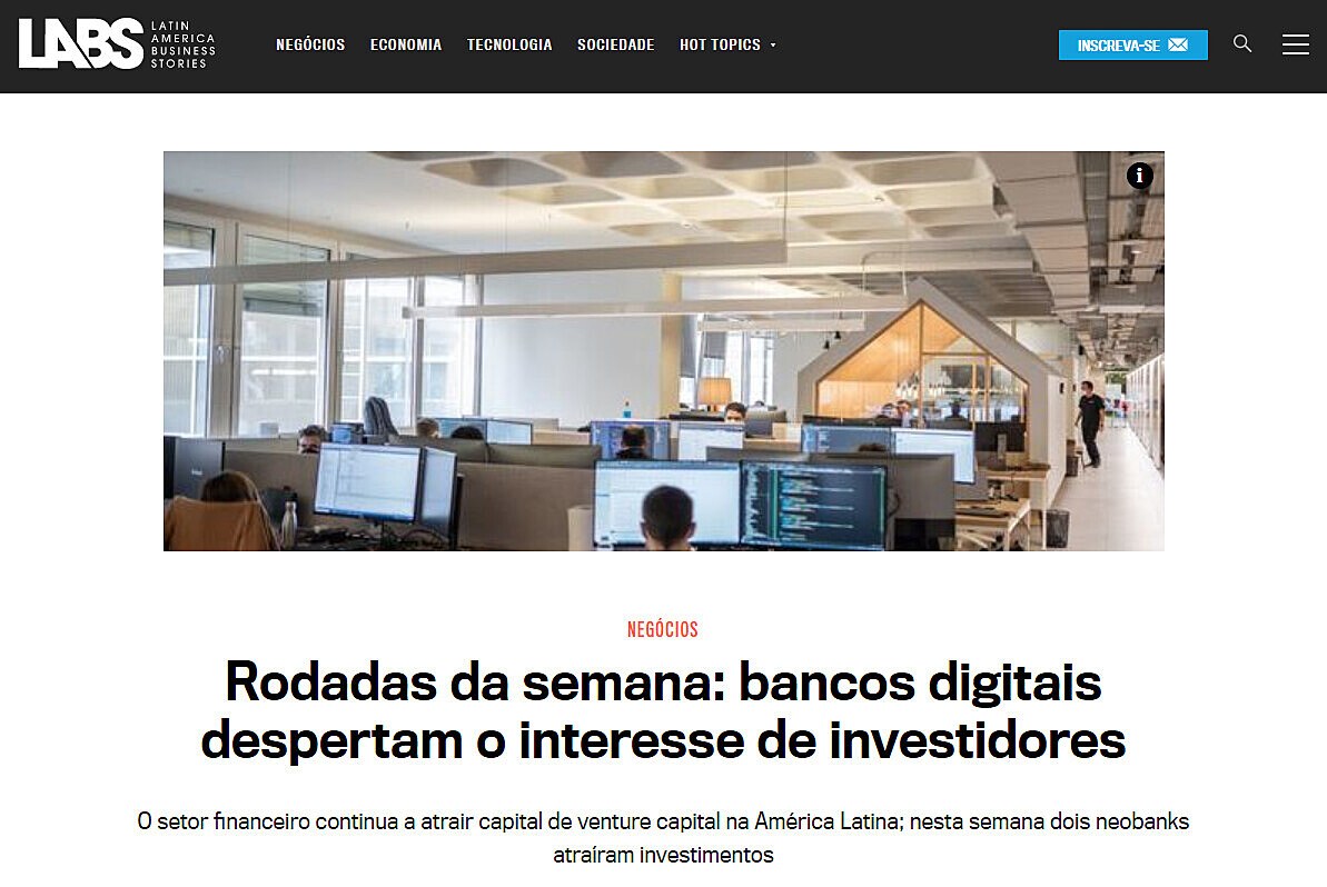 Rodadas da semana: bancos digitais despertam o interesse de investidores
